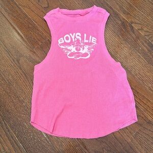 Boys Lie Pink tank top